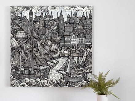 Kunstprint | Wanddecoratie | Canvas | 60 × 60 cm