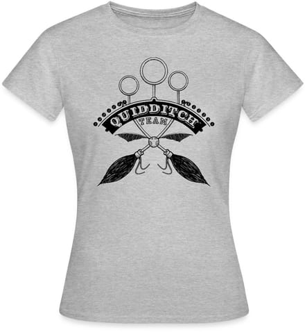 Harry Potter Quidditch Team black T-Shirt Dames