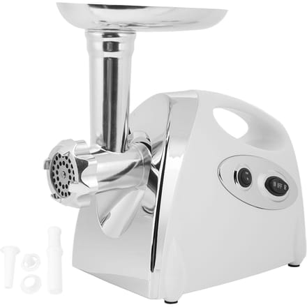 Hachoir à viande électrique multifonction automatique haute puissance, blanc L white