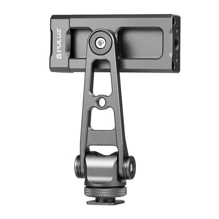 Puluz Swivel phone holder with universal 1/4 mount (black)