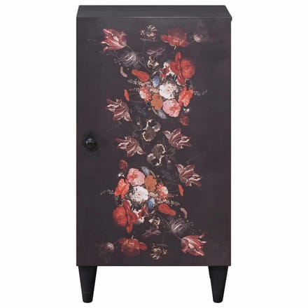 vidaXL - Opbergkasten - Multikleur - 40 - x - 33,5 - x - 75 - cm - Massief - Mango - Hout