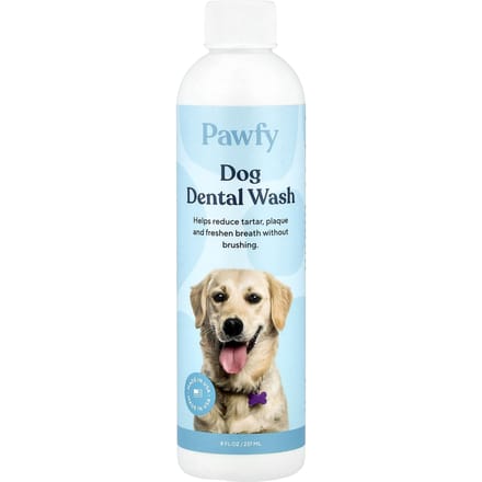 Bain de bouche dentaire pour chien, 12 semaines et plus, 237 ml (8 fl oz) white