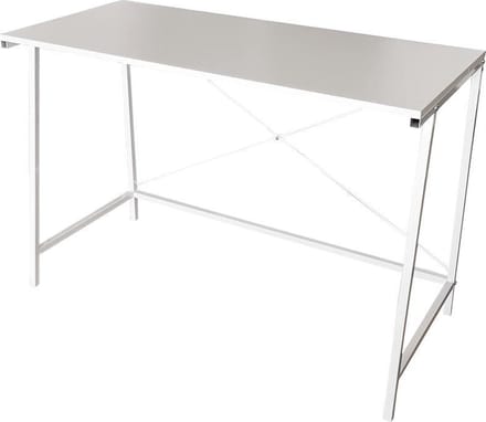 Bureau Stoer -  laptoptafel - computertafel - industrieel - wit