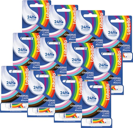 Labello Pride Kiss Edition Lippenbalsem - Hydraterend - Voordeelverpakking 12x
