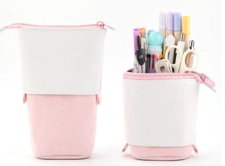 Pop-Up Etui - uitschuifbare etui - Roze