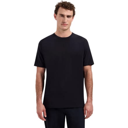 No Excess T-shirt crewneck solid basic stretc black