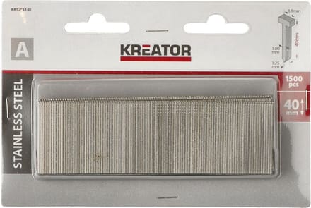 Kreator KRT305140 Nagels – type A – 40 mm – 1500 st