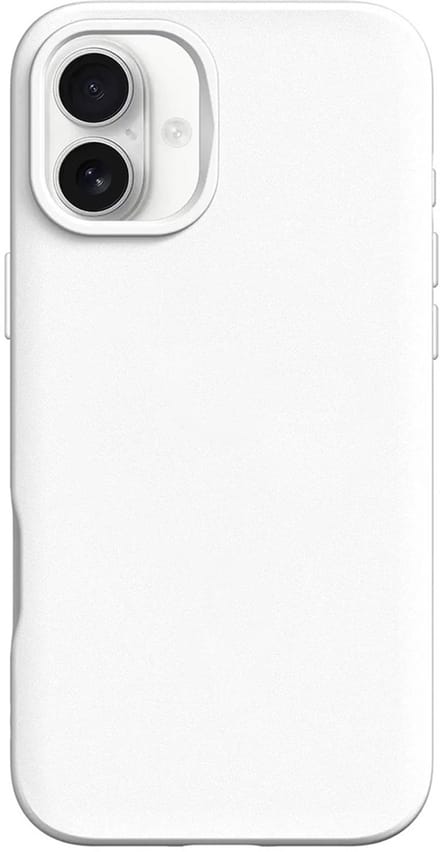 Rhinoshield, Hoesje Geschikt voor Apple iPhone 16 Plus Model SolidX compatibel met Draadloos Opladen, Wit