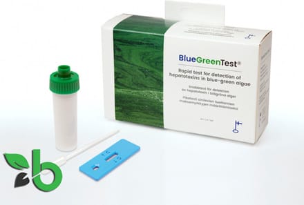 Blauwalg zelftest - na 15 minuten resultaat - hepatotoxin detecteren