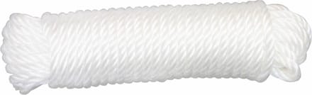 AMIG paracord touw - 20 meter - D5mm - 110kg - polypropyleen - wit