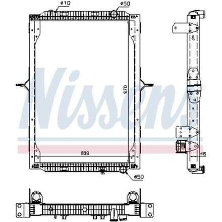 Radiator, motorkoeling NISSENS 63786