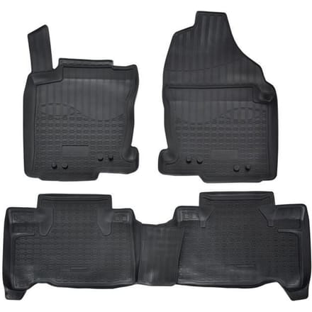 Doublures NORM | Tapis De Sol En Caoutchouc TPE Toutes Saisons Pour Lexus NX 2014-2021 noir