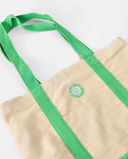 Rip Curl Mixed Logo 25L Tote - Natural/Green