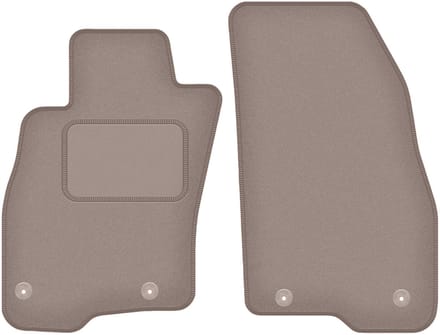 Beige voormatten voor: Fiat Punto 12' hatchback (2012-2018)
