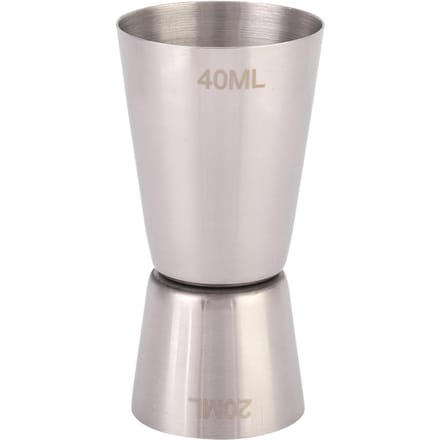 304 Roestvrij Staal Wijn Tool Maatbeker Dubbele Cocktail Jigger voor Bar (40/20cc) Small white