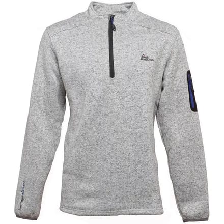 Fleece sweatshirt met halve rits Peak Mountain Cypar