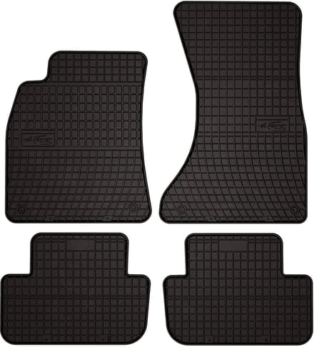 Wielganizator SolidPRO - Rubber Auto Vloermatten - Audi A4 B8 - Zwart - Op Maat