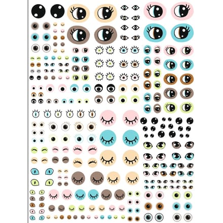 Décopatch papier "Ogen-Pastel"