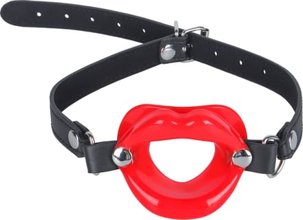 Banoch - Gag kissy lips - Rood - bondage