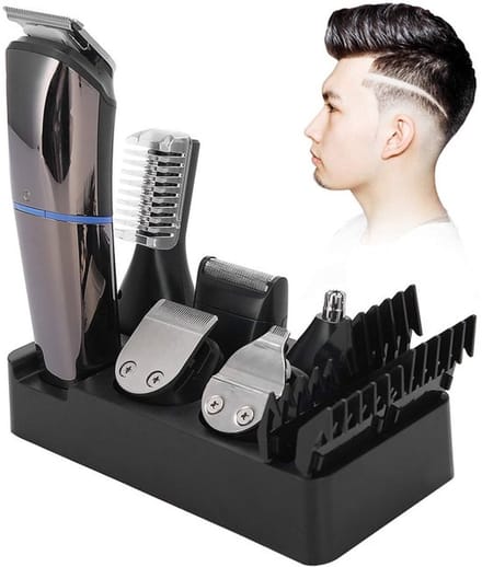 Dailygoods - 6 In 1 Elektrische Tondeuse - Multifunctionele Trimmer