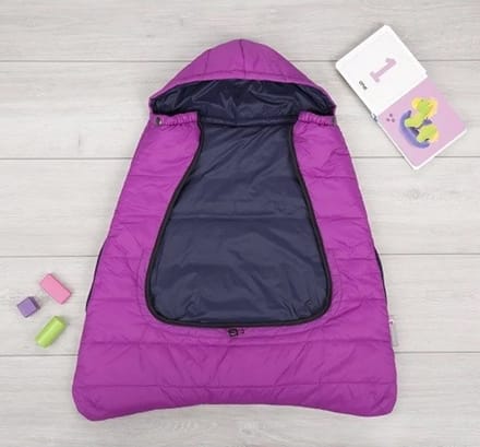 Comfi-Cape 2 in 1 - Voetenzak en Draagzak cape - Fuchsia