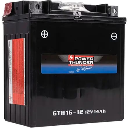 Batterij Power Thunder PTH16-12 (YTX16-BS)