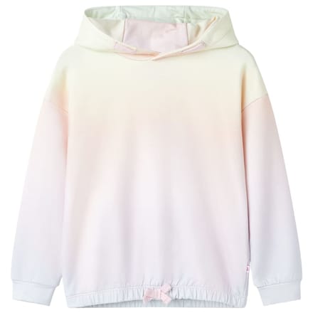 vidaXL Kindertrui met capuchon 104 sterrenwit
