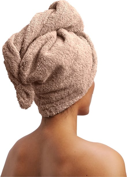 Yumeko haarhanddoek terry dusty roze - Hotelkwaliteit - Bio, eco & fairtrade