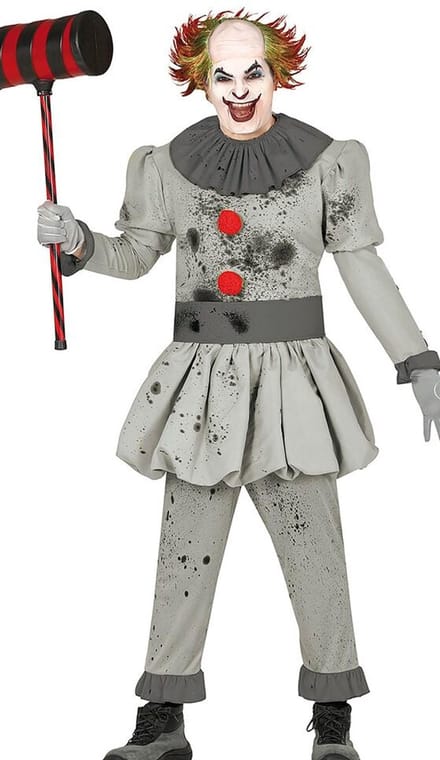Fiestas Guirca - Bad Clown heren (mt 46-48) - Carnavalskleding - Carnaval - carnavalskleding 2027 - Carnaval kostuum