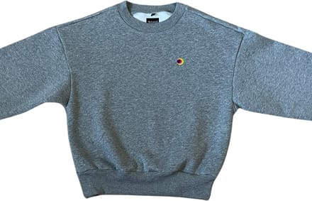 RAVI Sportkleding Hockey Crop Sweater Loulou Grijs Medium