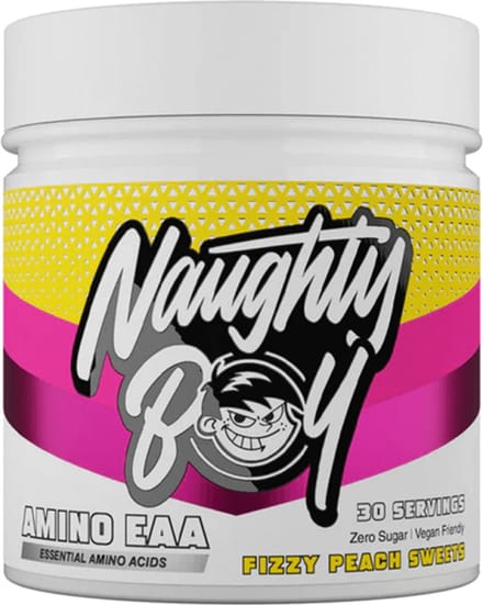Naughty Boy Amino EAA (345g) Fizzy Peach Sweets - Aminozuren - EAA