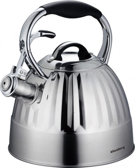 Klausberg 7479 fluitketel - 3L - rvs - alle warmtebronnen