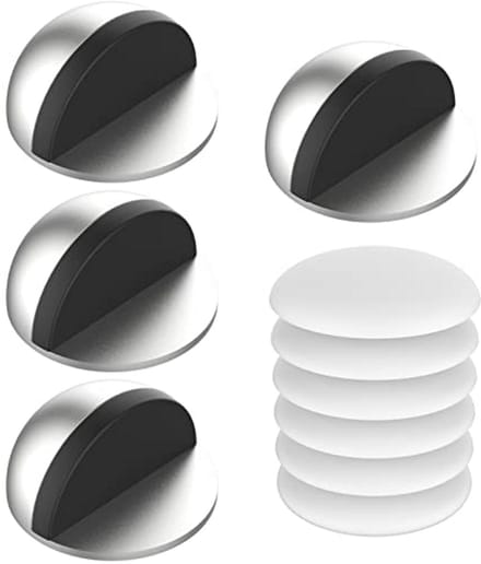 6-delige Deurstopper Set met Wandbescherming en Zelfklevende Deurstoppers