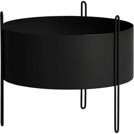 Woud Pidestall Bloempot - zwart - M