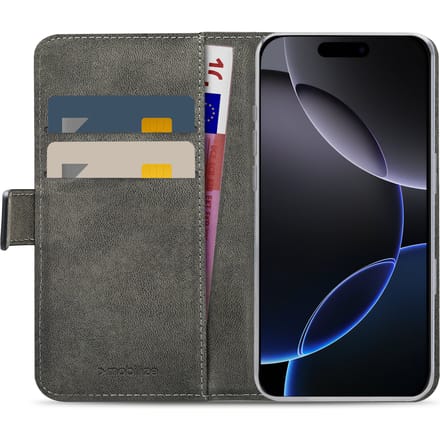 iPhone 16 Pro Bookcase - Zwart