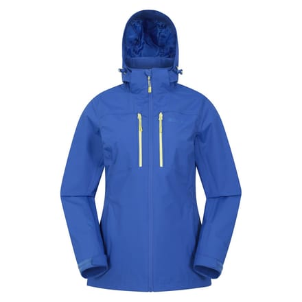 Mountain Warehouse Dames/Dames Rainforest II Extreme Waterdichte Jas (Blauw)