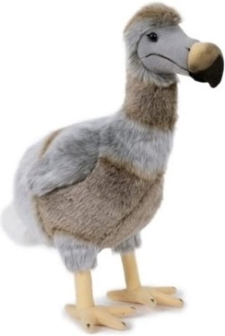 Semo Knuffeldier Dodo - pluche knuffel - bruin/grijze - 38 cm - vogel knuffel