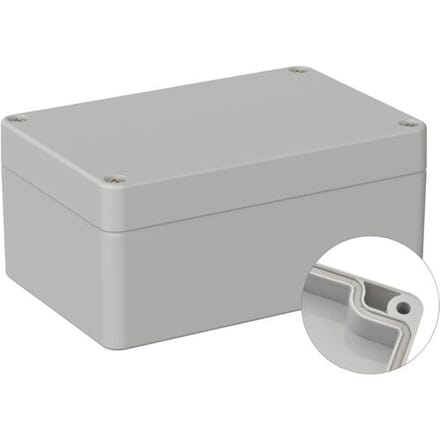 TRU COMPONENTS PC 210500 5U 5U210500 Outdoorbehuizing 120 x 80 x 55 Polycarbonaat Grijs-wit (RAL 7035) 1 stuk(s)