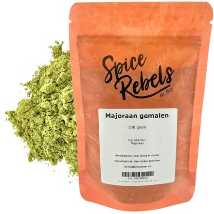 Spice Rebels - Majoraan gemalen - zak 100 gram