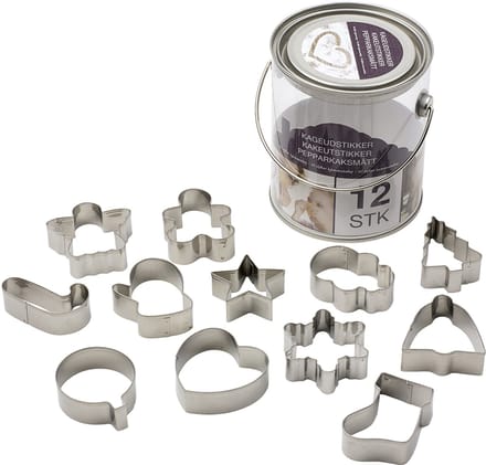 Funktion Cookie cutter set of 12 pcs