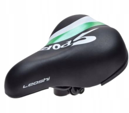 Kinder Fietssadel Zwart-Groen 150mm