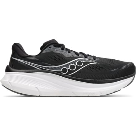 Saucony Guide 19 Sneakers Heren - Zwart - Maat 41 - Mesh/Synthetisch