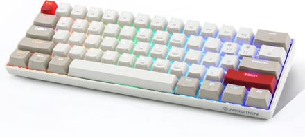 Compact Gaming-toetsenbord met RGB - Draadloos en Bekabeld, Upgradebaar voor Win/Mac/Android