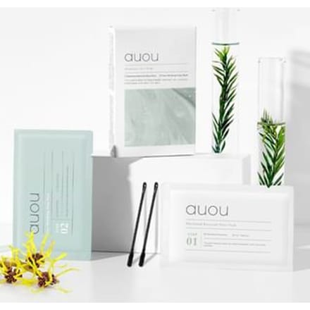 auou  - Two Step Blackhead Clear Nose Pack (6g +4g) x 5pcs
