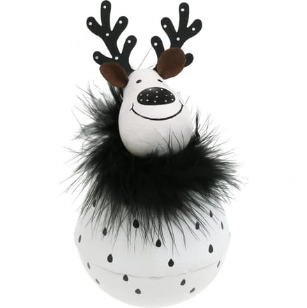 Decoratief rendier, kerstversiering, decoratieve figuur van metaal, ad