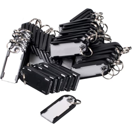 Sleutellabel Pavo Magnettag zwart 50 stuks