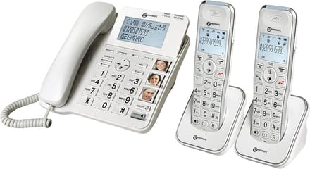Draadloze Telefoon met Extra Hoorn en Extra Hard Oproepgeluid - Ideaal voor Slechthorenden