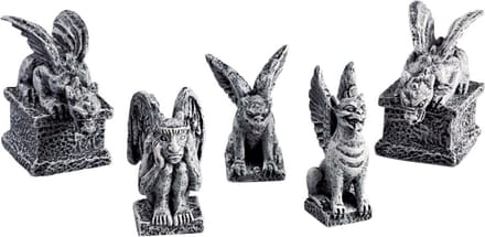 Spooky Town - Gargoyles - Set van 5