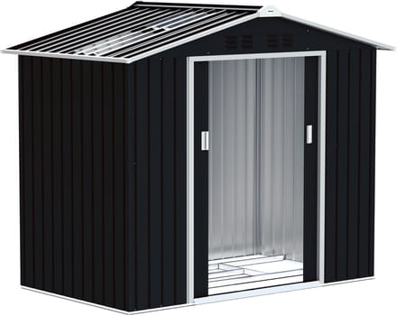 Outsunny Tuinberging - Gegalvaniseerd staal - 213x130x185cm - Donkergrijs