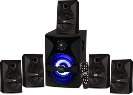 5.1 Surround Sound Systeem met Bluetooth 5.1, LED Display en Radio